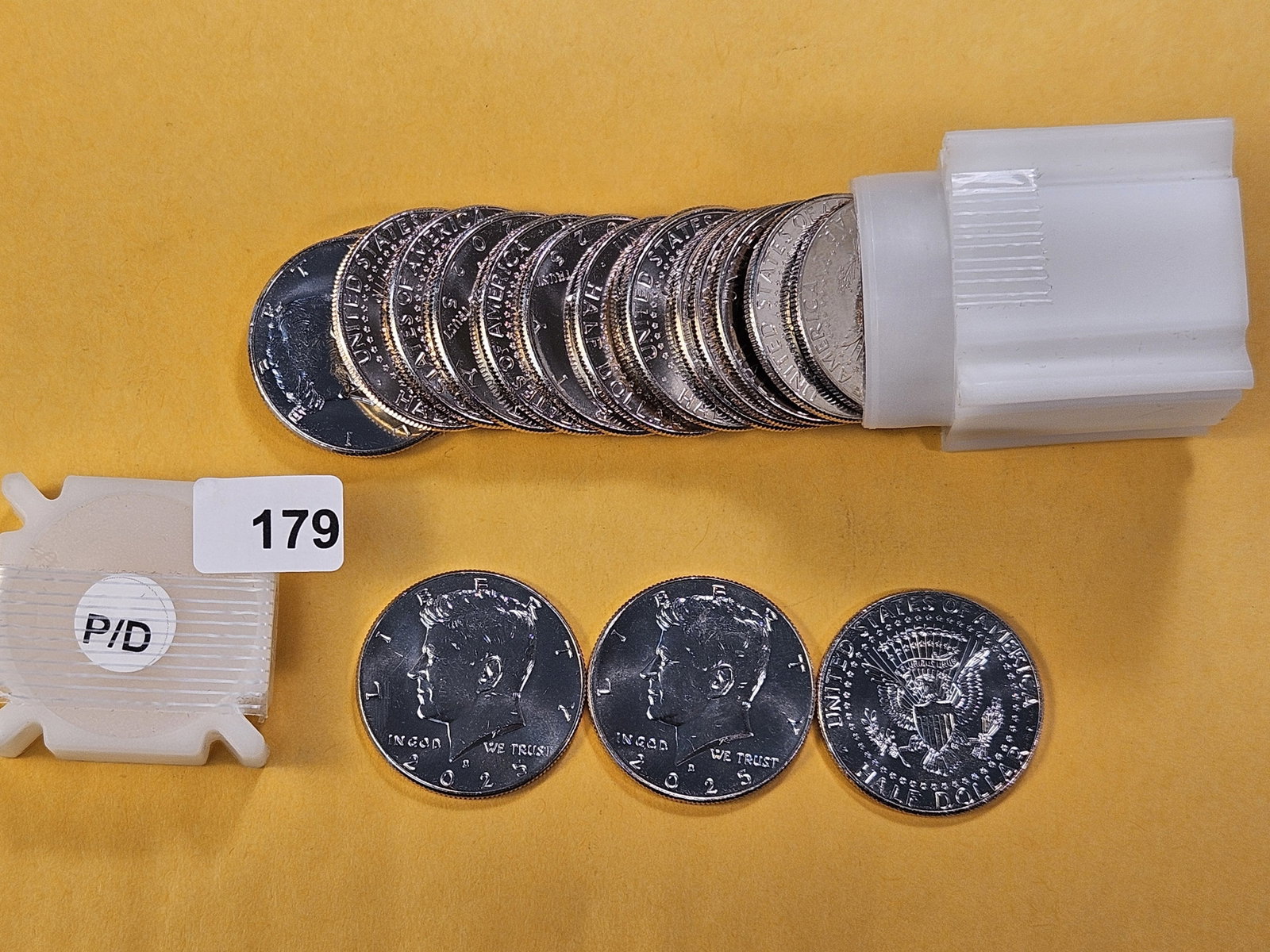 Nineteen 2025 Kennedy Half Dollars - 2