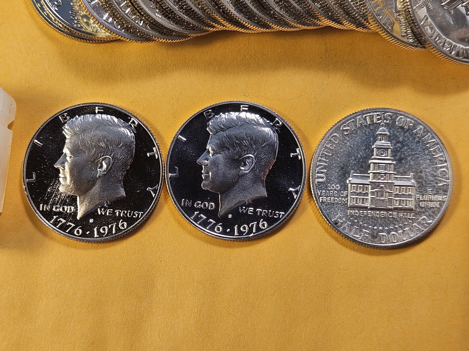 Full Roll of 1976-S Proof Kennedy Silver Half Dollars - 3