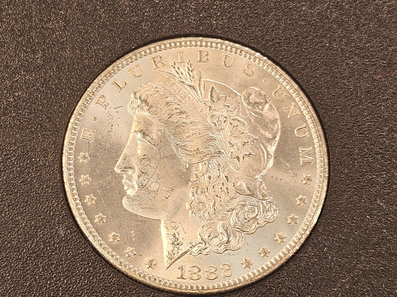 KEY DATE! Brilliant Uncirculated 1882-CC Morgan Silver Dollar - 3