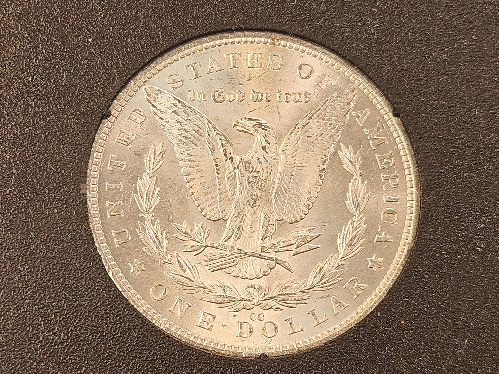 KEY DATE! Brilliant Uncirculated 1882-CC Morgan Silver Dollar - 6