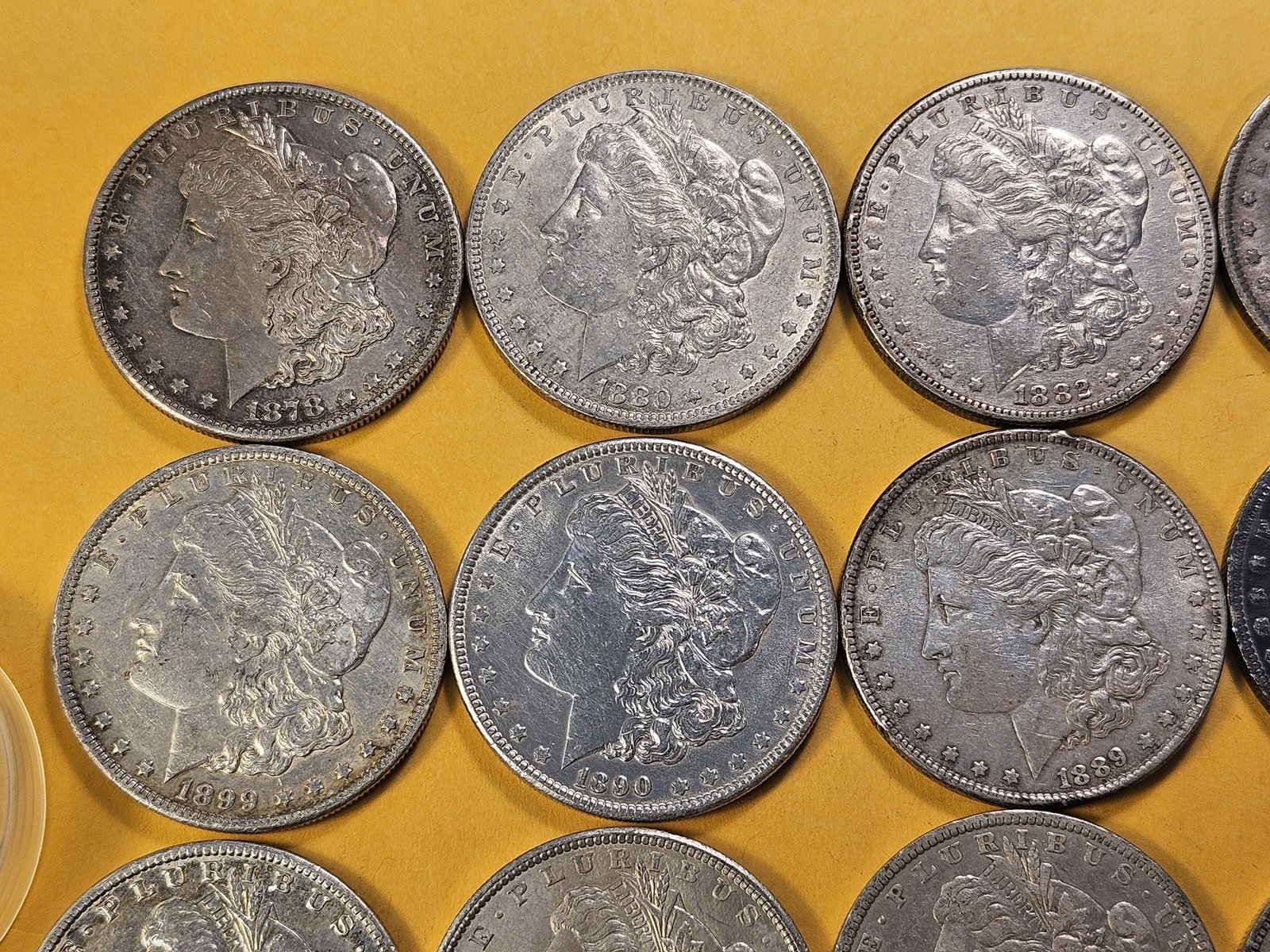 **FULL ROLL** Twenty Morgan Silver Dollars - 2