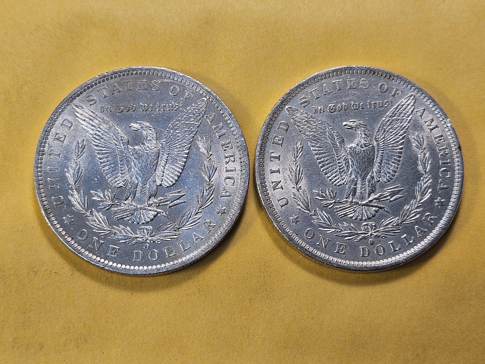 Two About Uncirculated Morgan Silver Dollar - 4