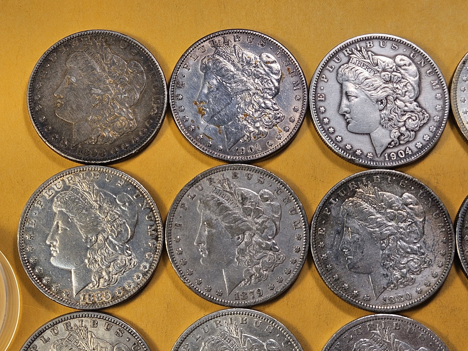 **FULL ROLL** Twenty Morgan Silver Dollars - 2