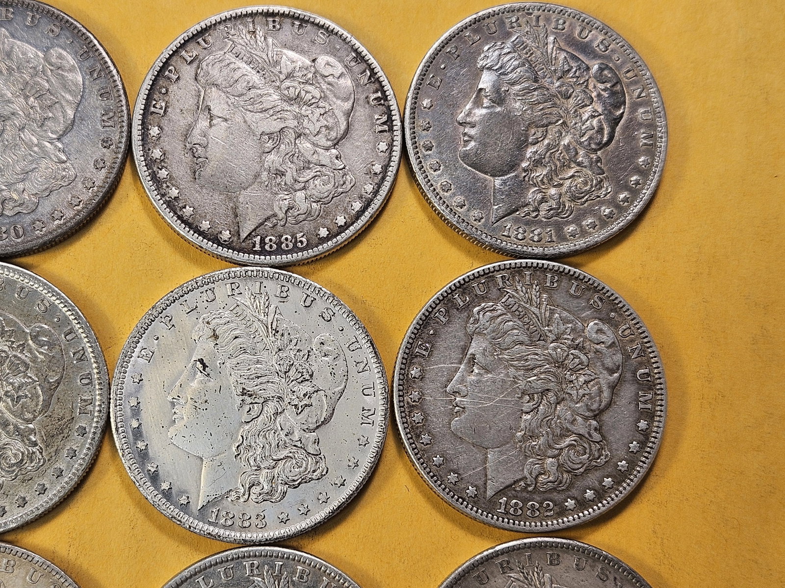 **FULL ROLL** Twenty Morgan Silver Dollars - 3