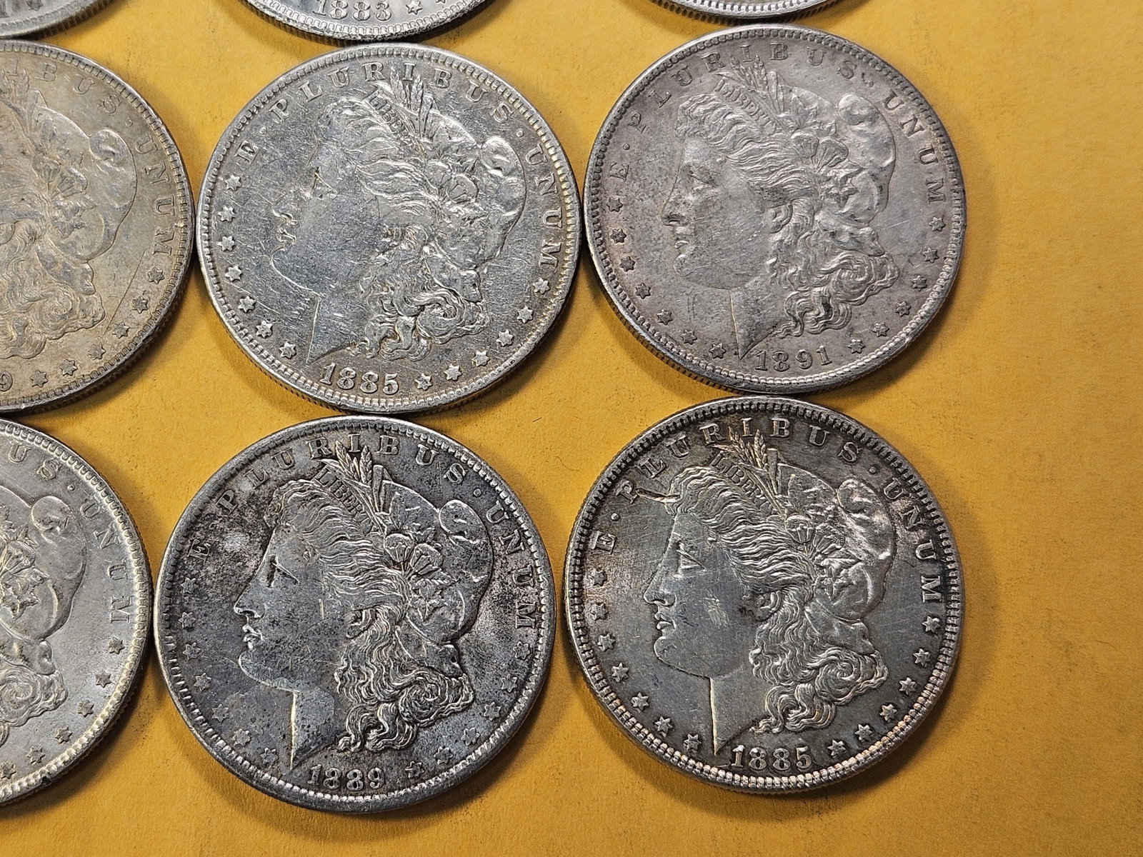 **FULL ROLL** Twenty Morgan Silver Dollars - 5