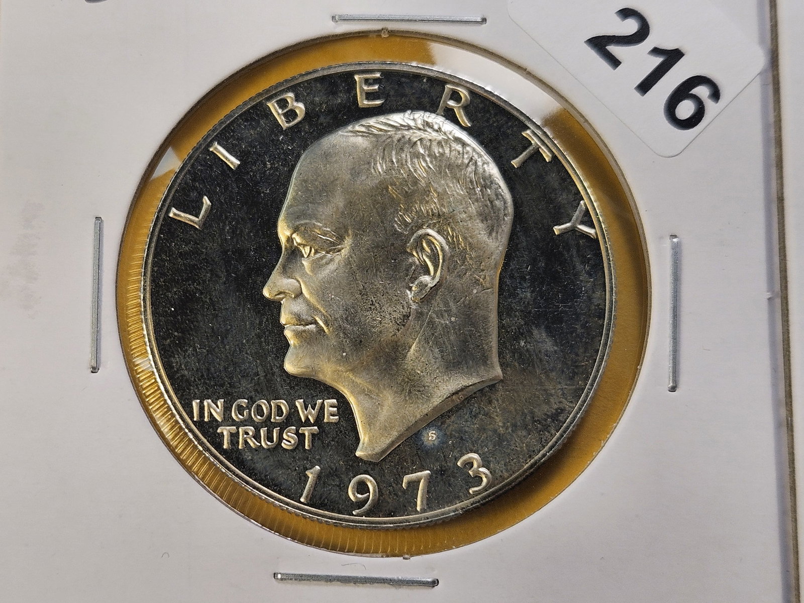 Three GEM Proof Eisenhower Silver Dollars - 2
