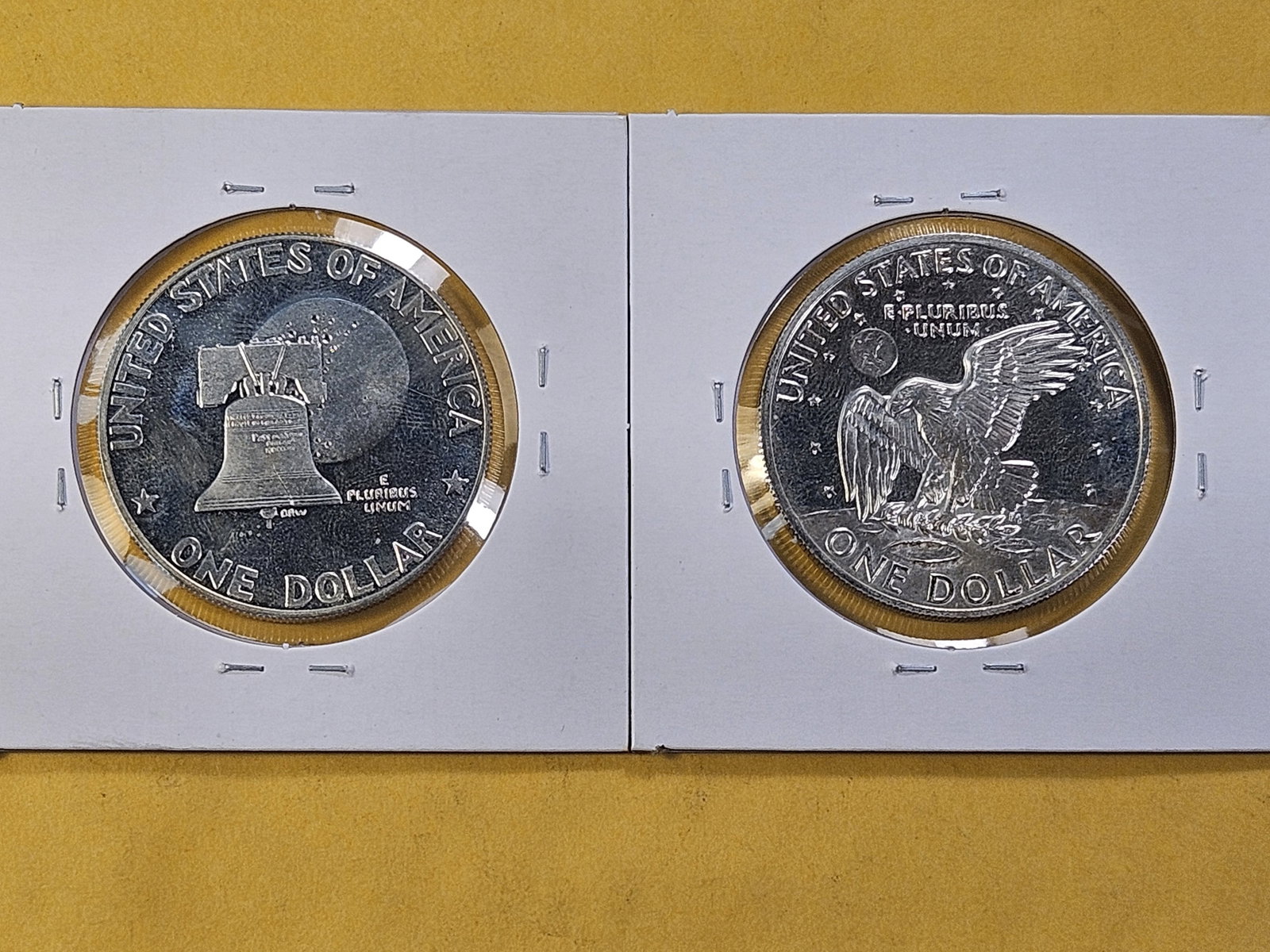 Two GEM Proof Eisenhower Silver Dollars - 4