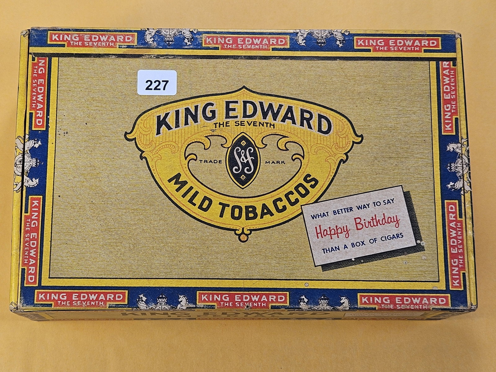 Ninety three Eisenhower Dollars on old Cigar Box (1 of 3)