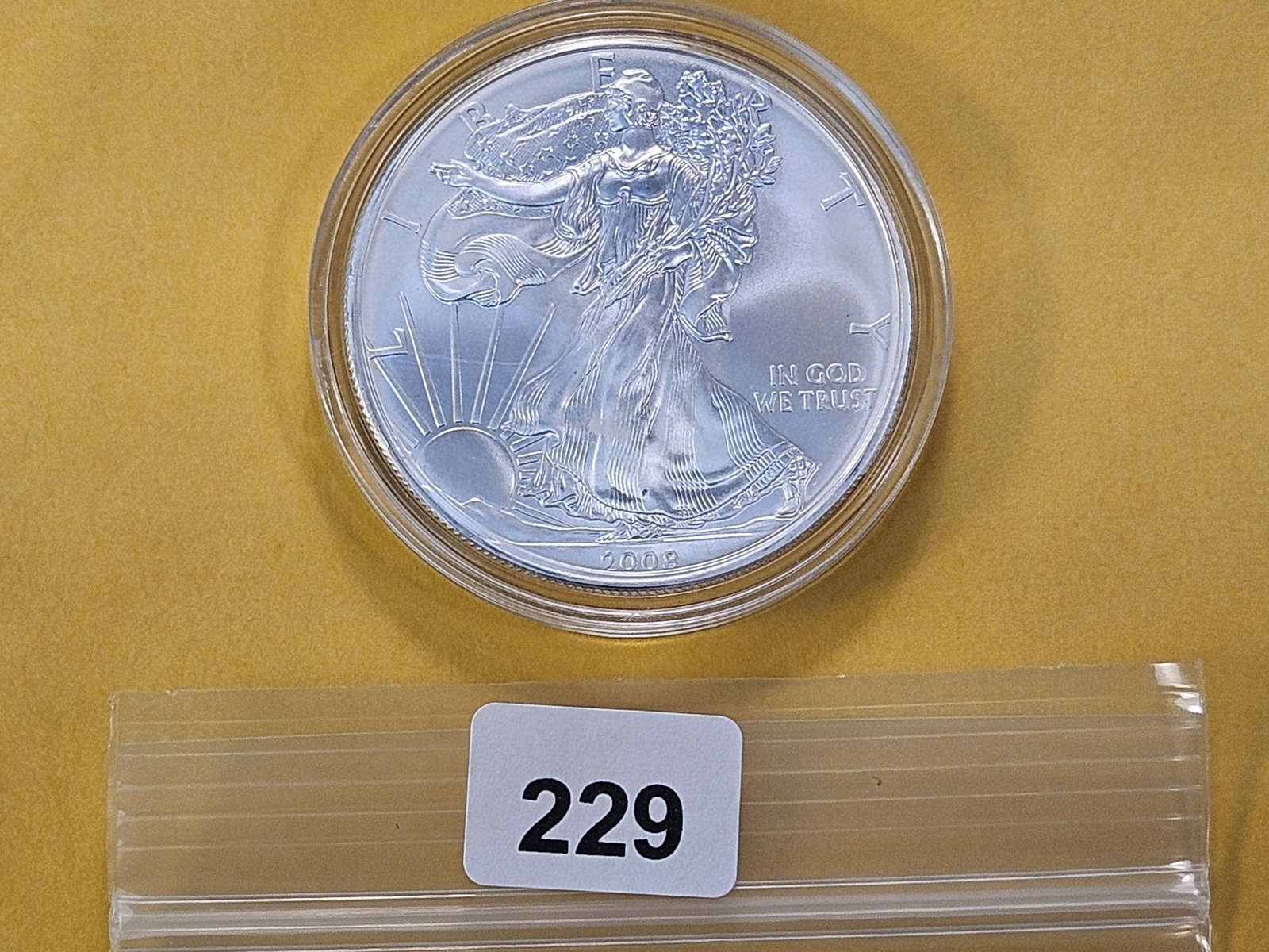 GEM Brilliant Uncirculated 2008 American Silver Eagle - 2
