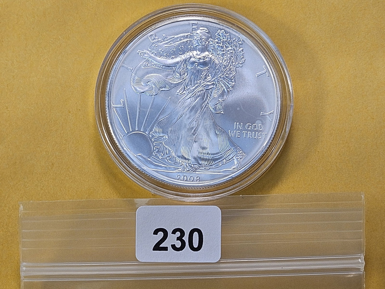 GEM Brilliant Uncirculated 2008 American Silver Eagle - 2