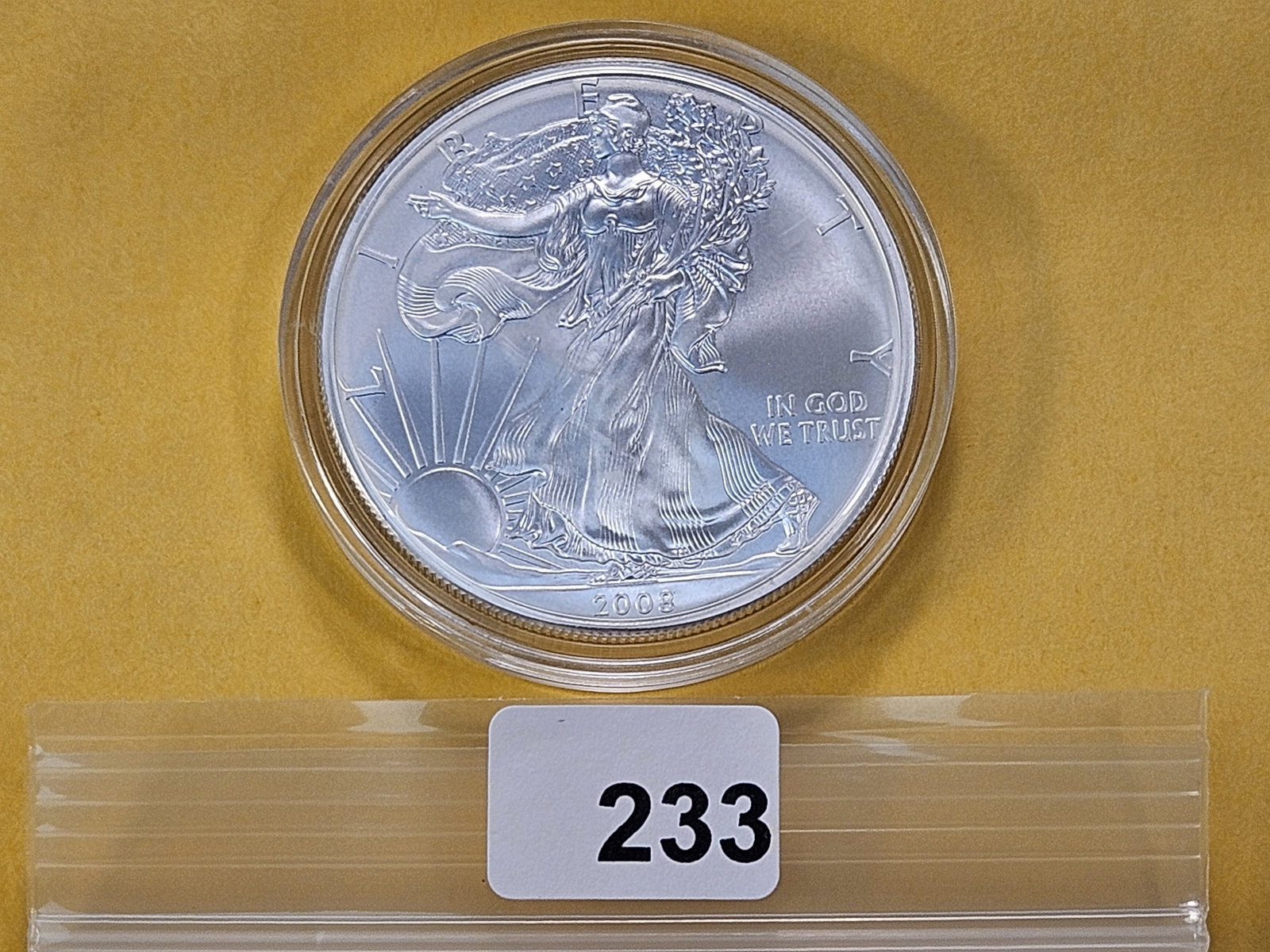 GEM Brilliant Uncirculated 2008 American Silver Eagle - 2