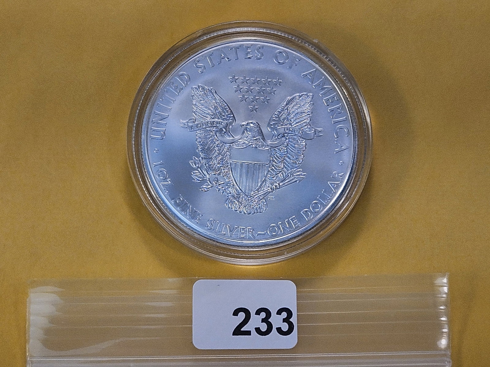 GEM Brilliant Uncirculated 2008 American Silver Eagle - 3