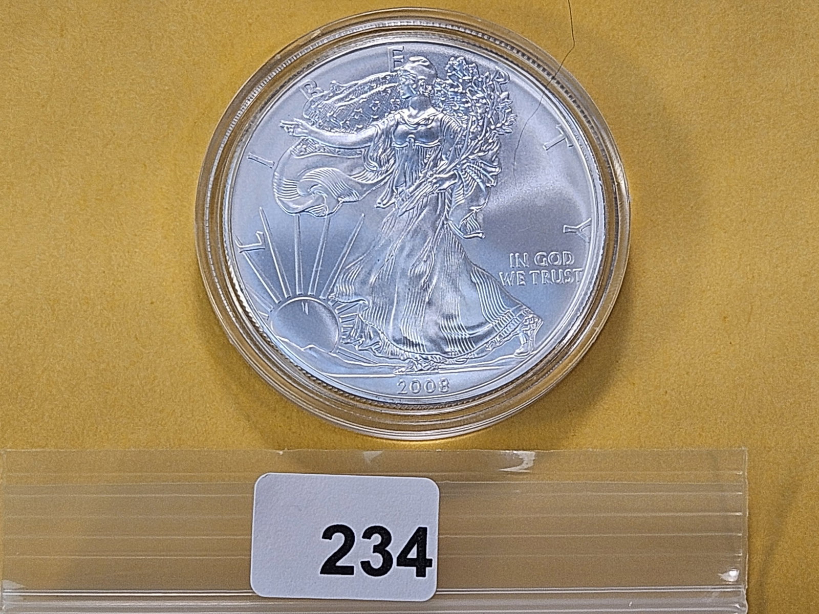 GEM Brilliant Uncirculated 2008 American Silver Eagle - 2