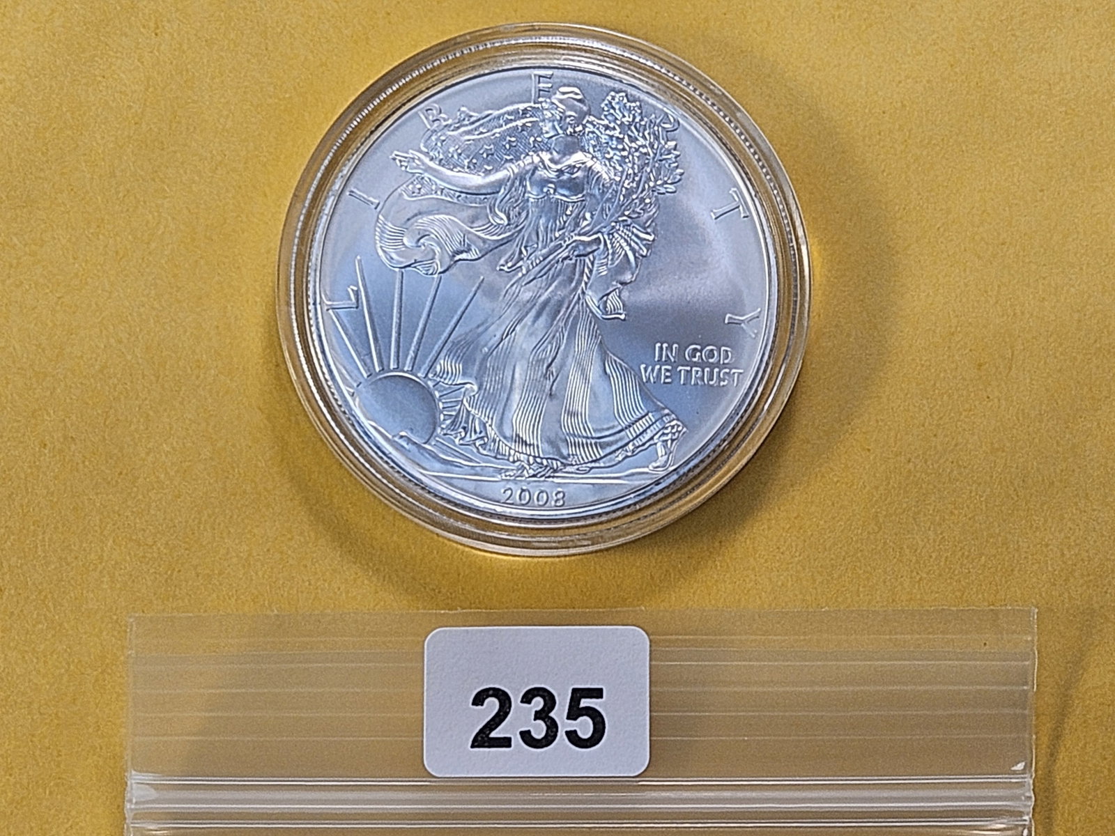 GEM Brilliant Uncirculated 2008 American Silver Eagle - 2