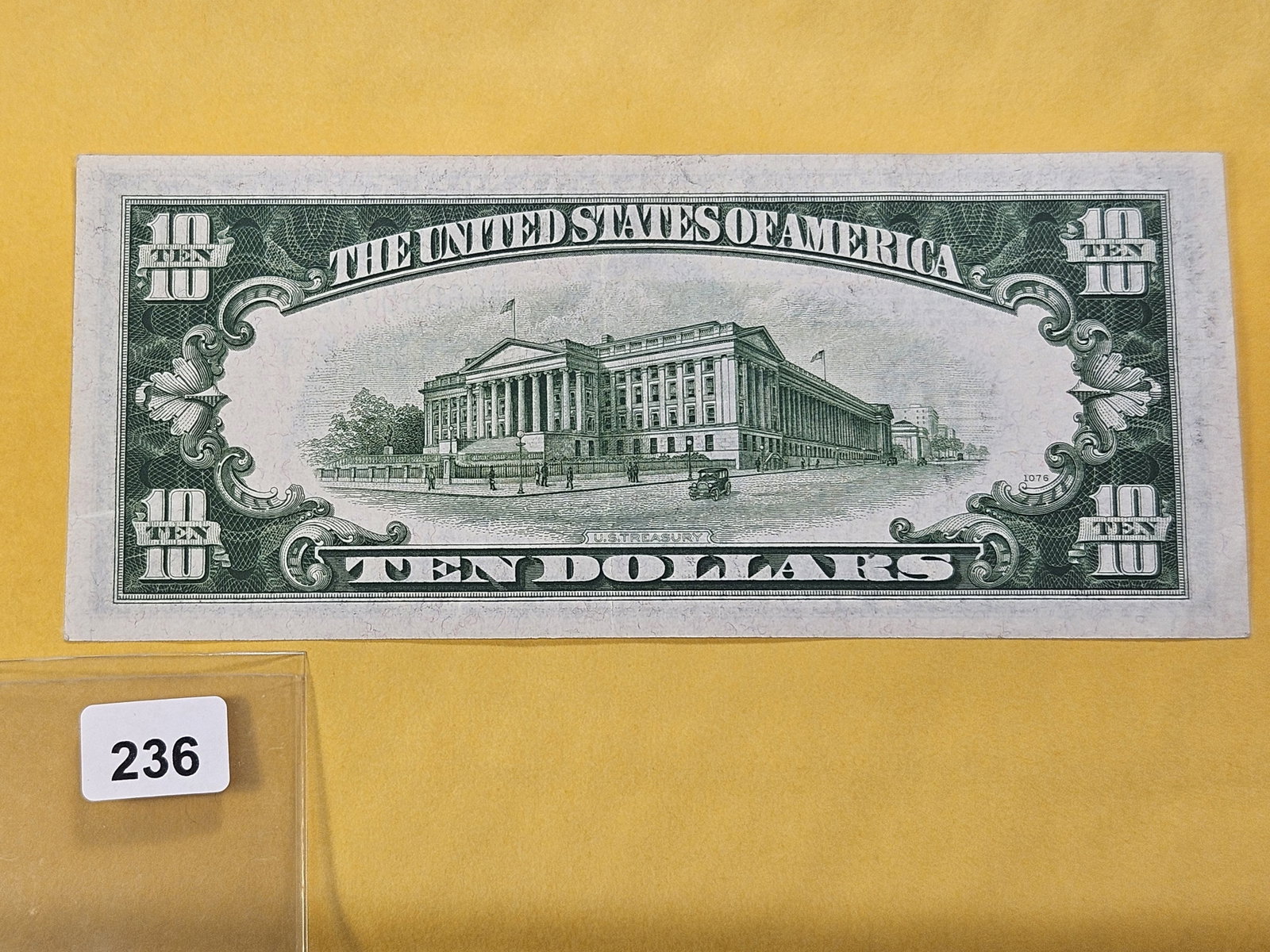 Better Grade 1934-A Ten Dollar Federal Reserve Note - 3