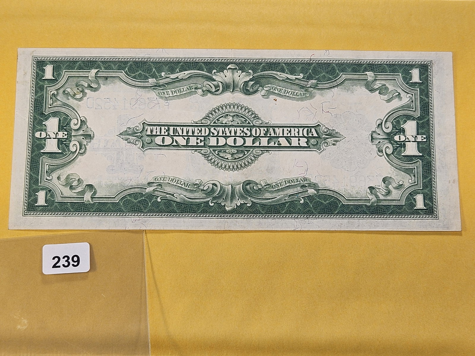 Crisp About Uncirculated Series 1923 Large Size One Dollar Silver Certificate - 4