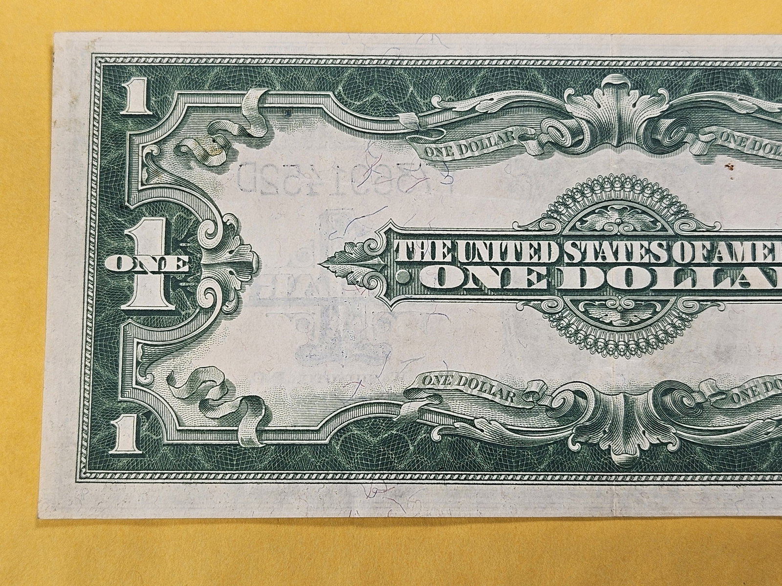 Crisp About Uncirculated Series 1923 Large Size One Dollar Silver Certificate - 5