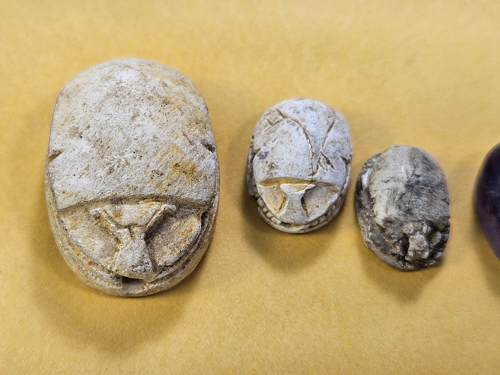 Five Egyptian Scarab Coins - 2