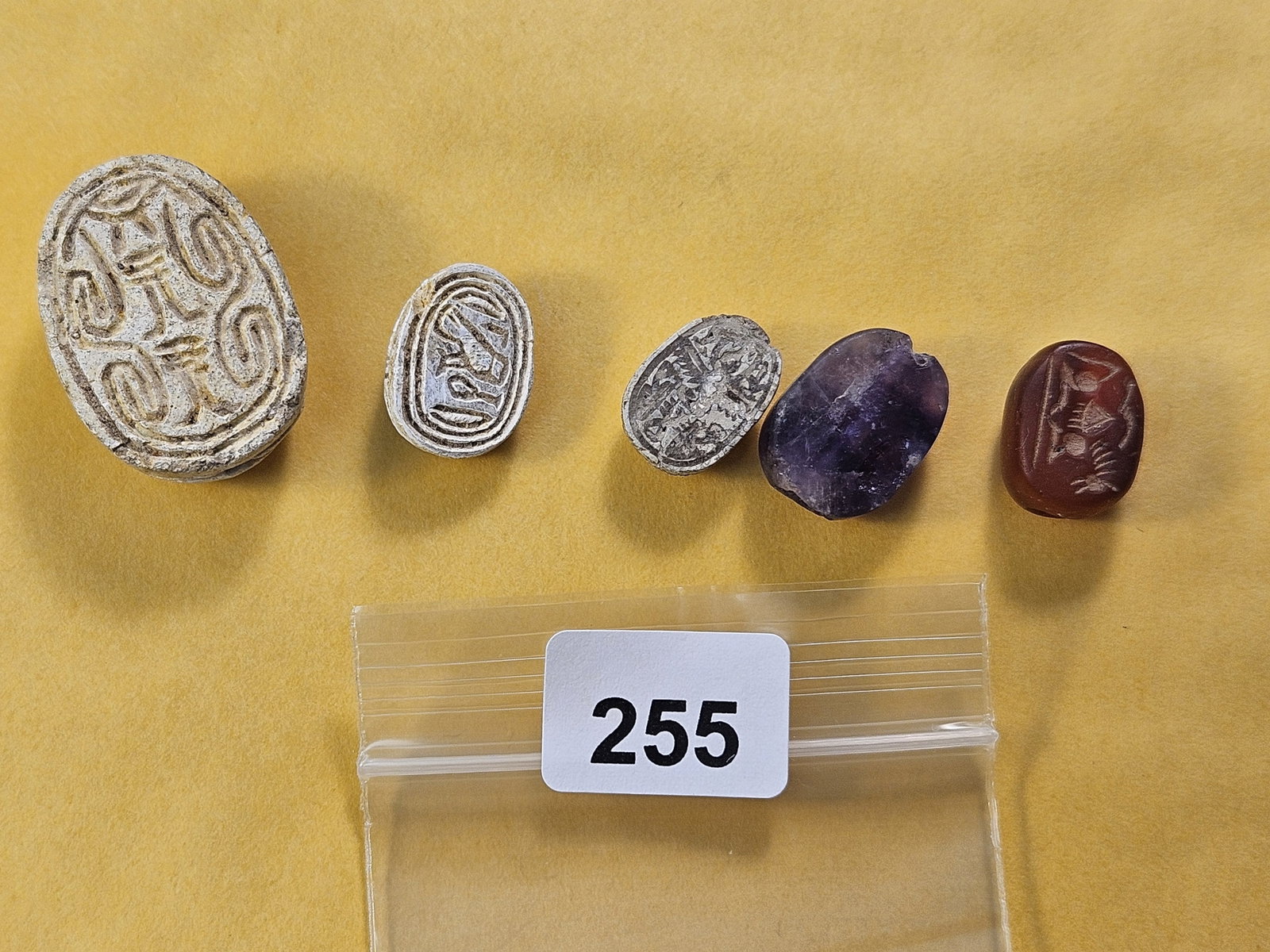 Five Egyptian Scarab Coins - 4