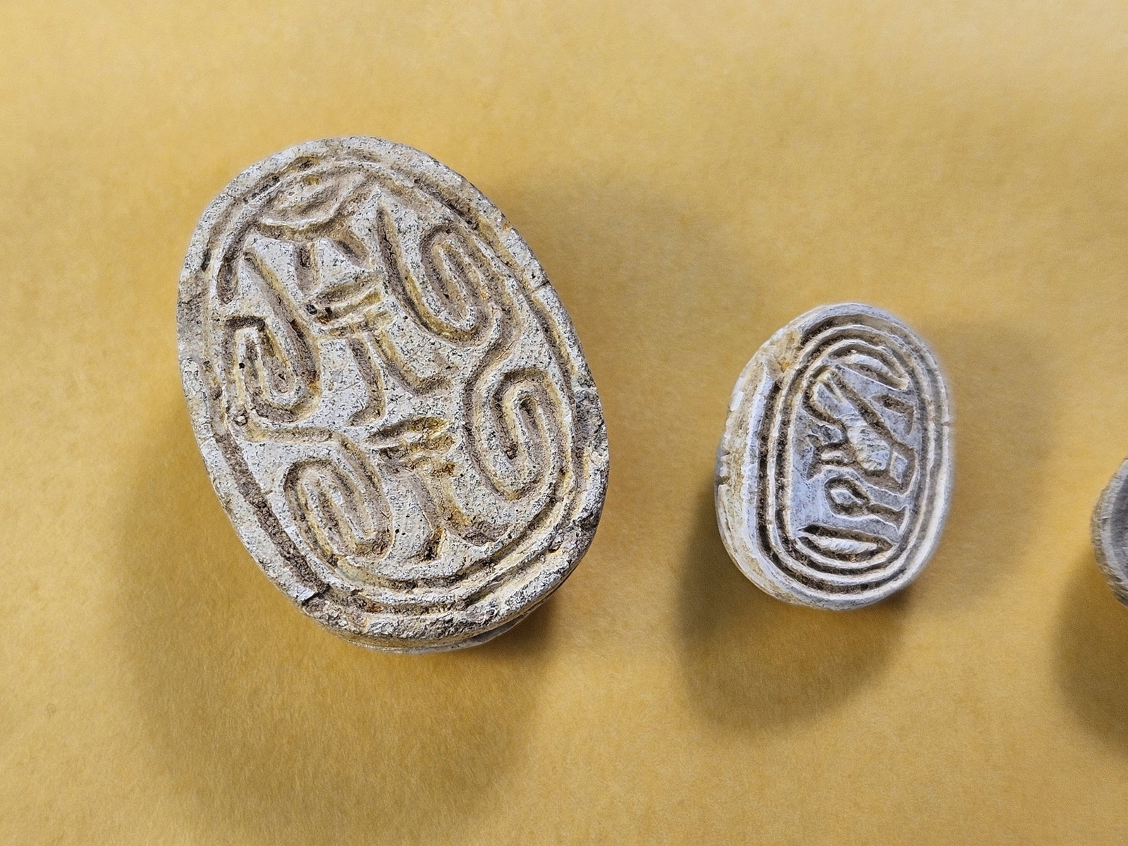 Five Egyptian Scarab Coins - 5