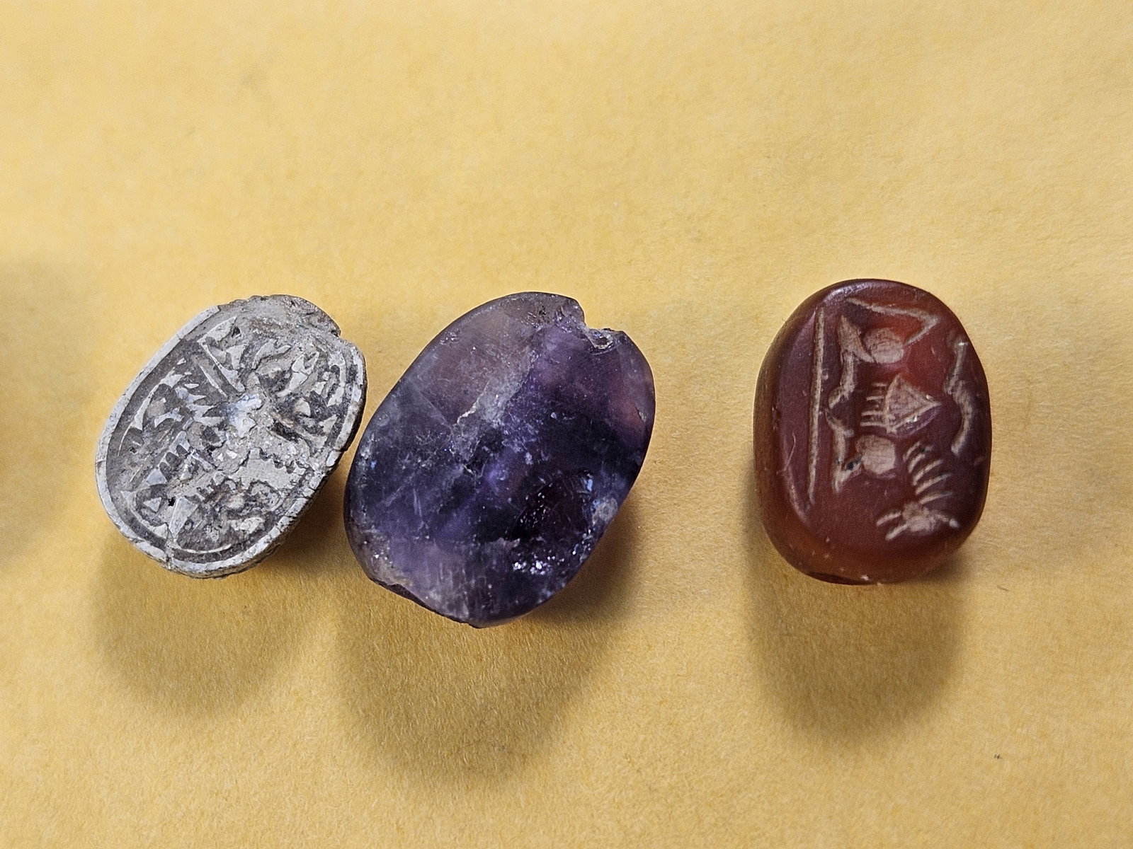 Five Egyptian Scarab Coins - 6