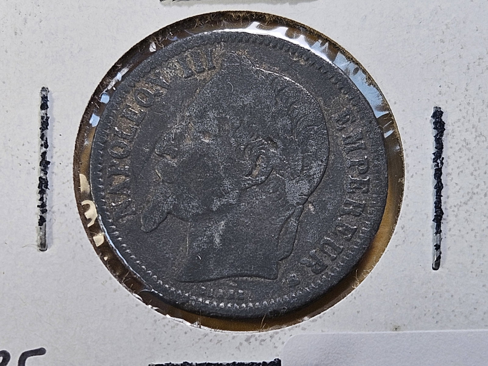 1866 France Silver Franc: KM# 806.1