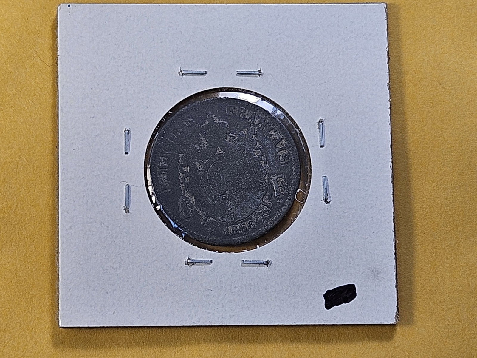 1866 France Silver Franc - 3