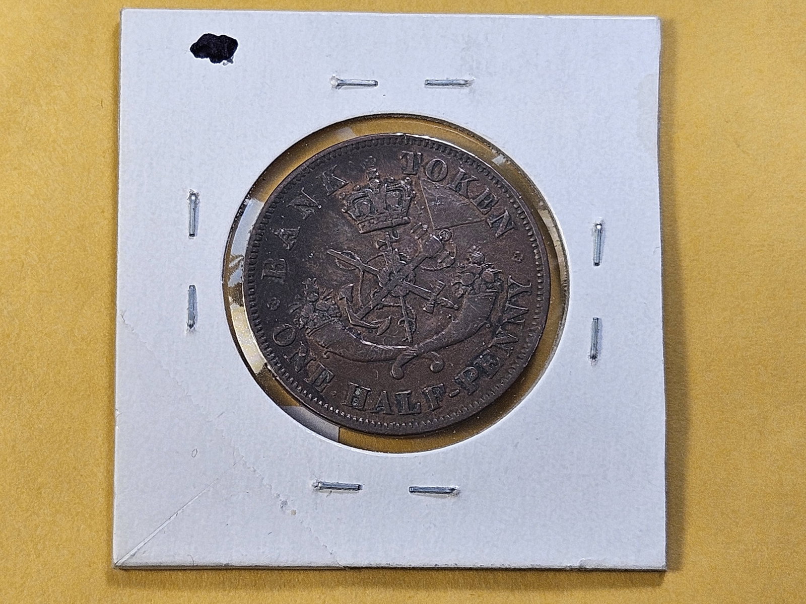 1852 Canada Half Penny Token - 3