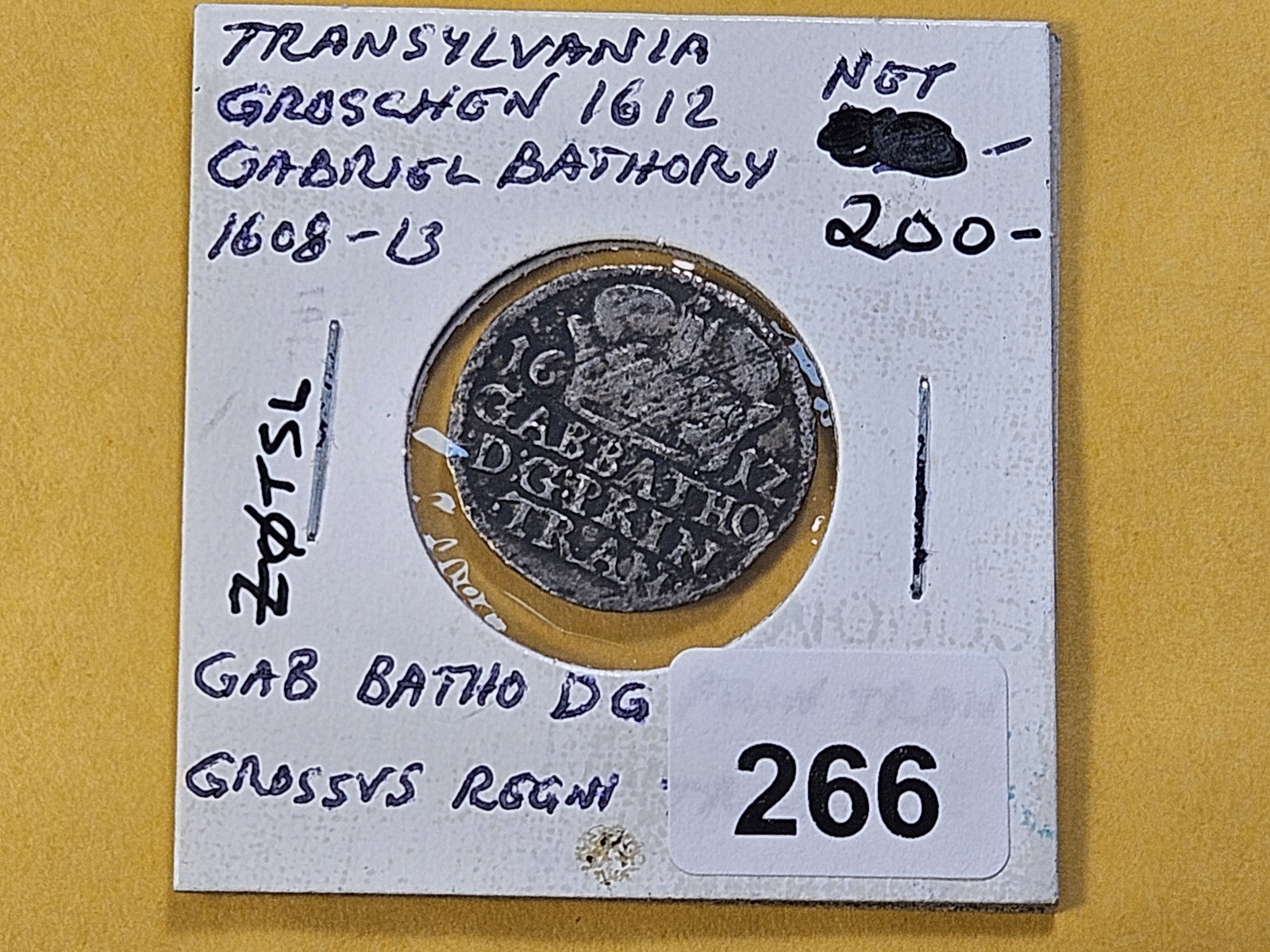 1612 Transylvania Silver Groschen - 2