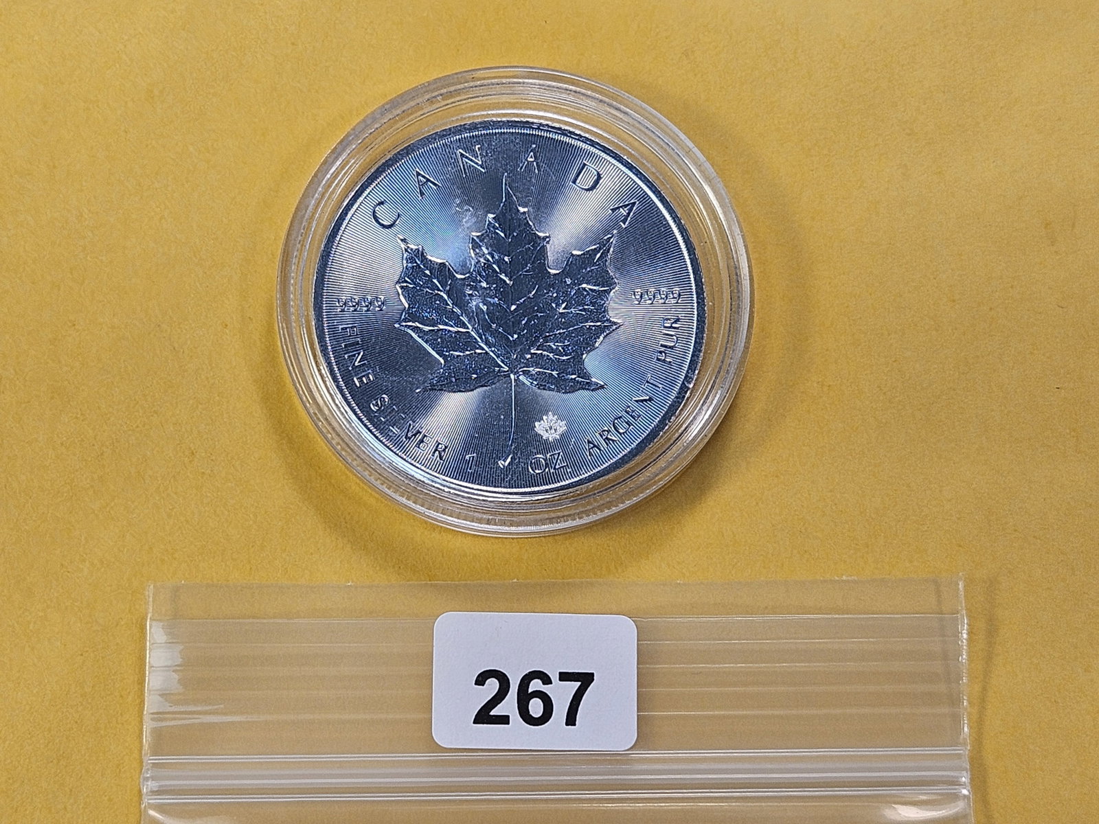 GEM Brilliant Uncirculated 2019 Canadian Silver Five Dollars - 2