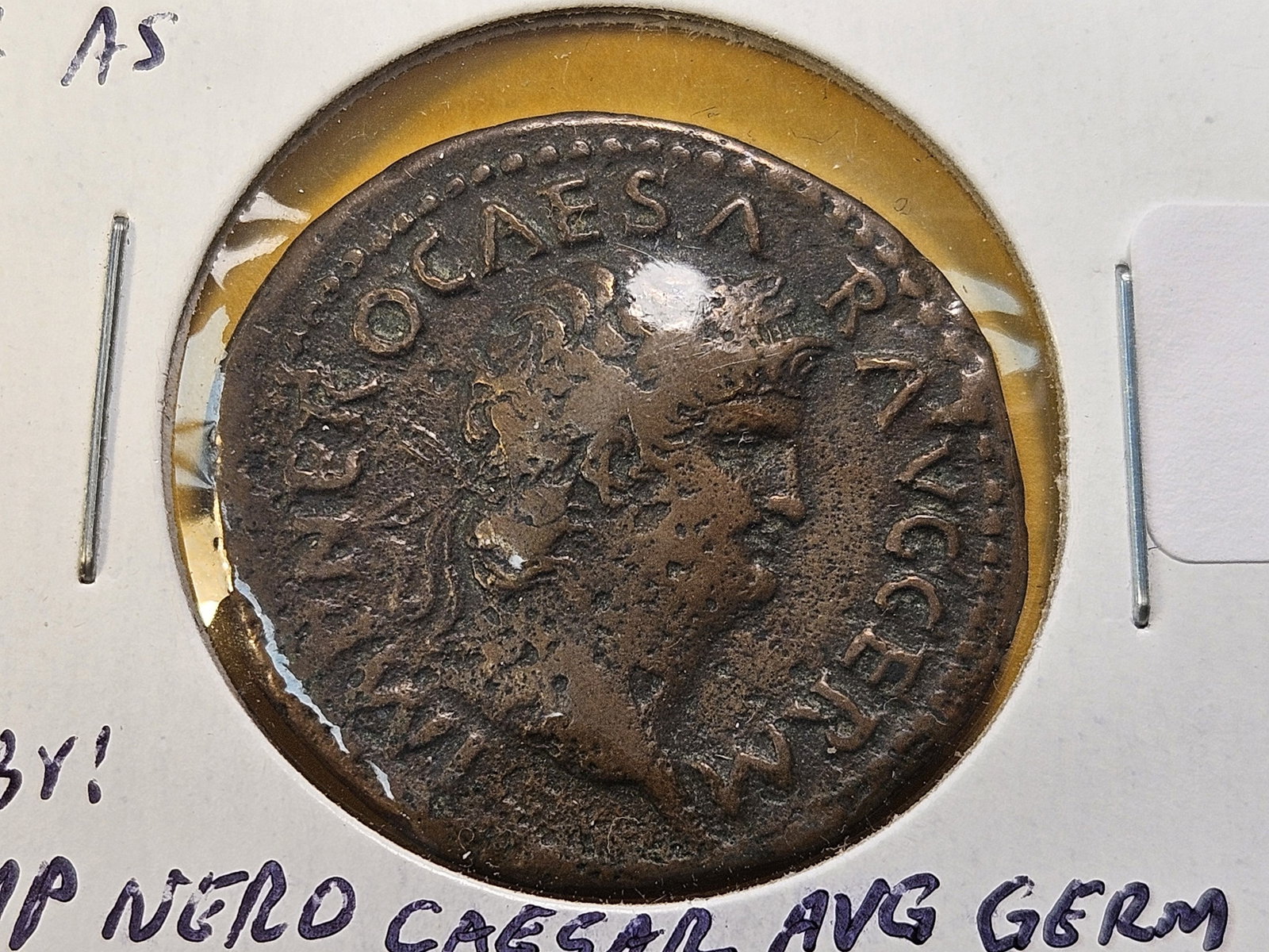 ANCIENT! 54-68 A.D. Roman Coin: Issued under Nero's reign