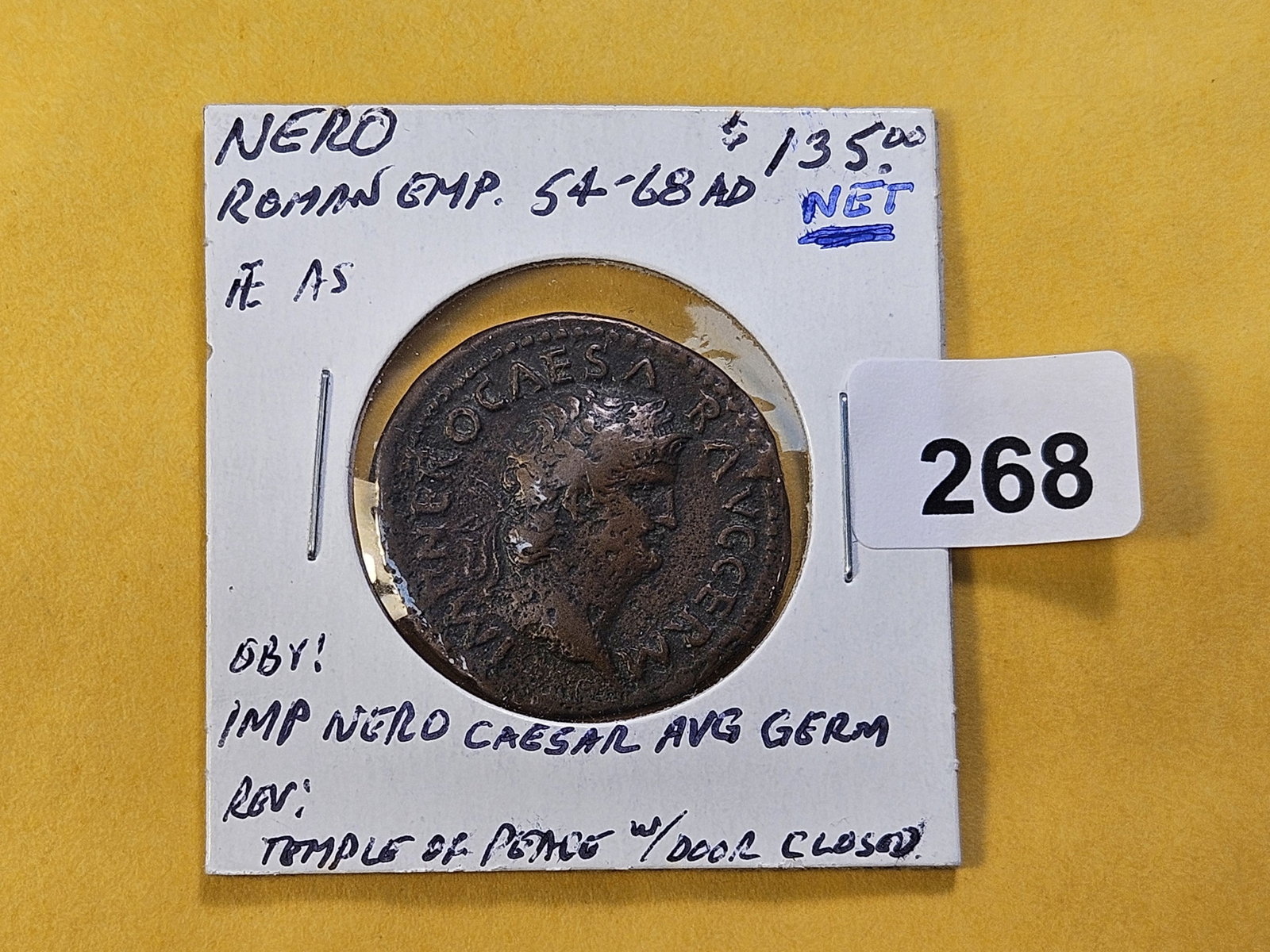 ANCIENT! 54-68 A.D. Roman Coin - 2