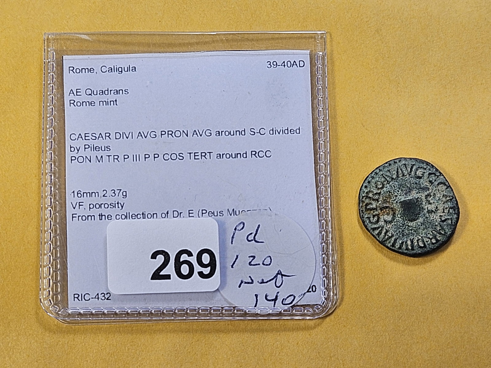 ANCIENT! 39-40 A.D. Roman Coin - 3
