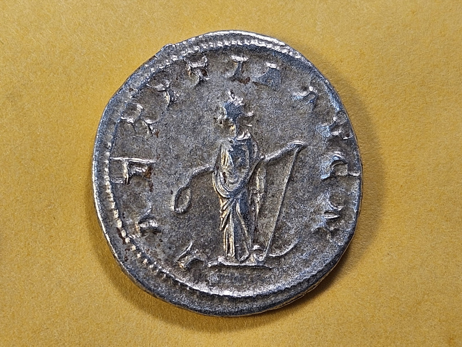 ANCIENT! 238-244 A.D. Roman Silver Coin - 4