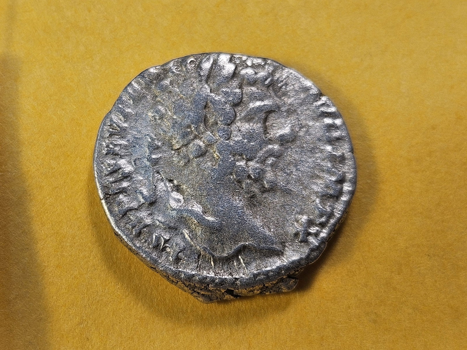 ANCIENT! 193-211 A.D. Roman Silver Coin: Issued under the reign of Septimus Severus