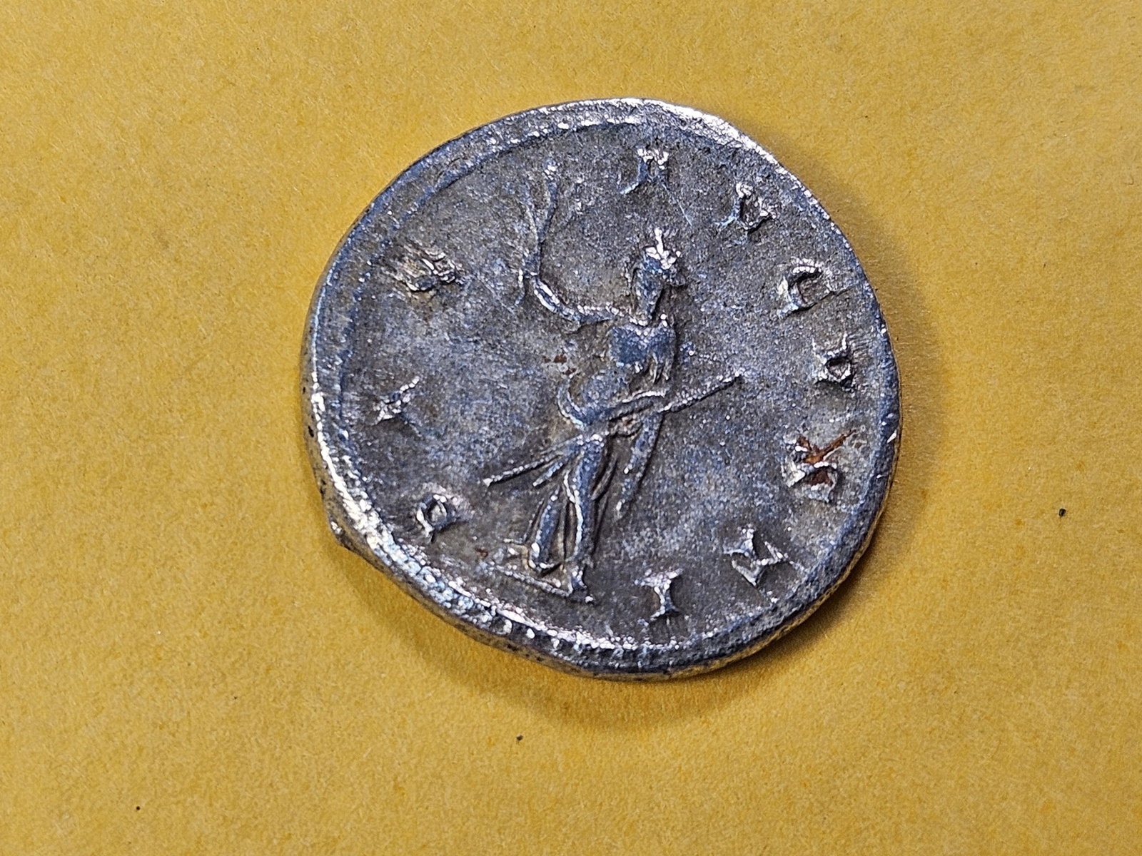 ANCIENT! 238-244 A.D. Roman Silver Coin - 4