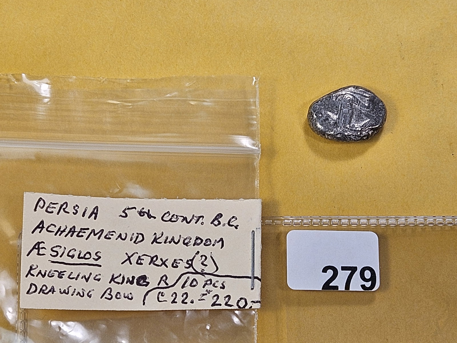 ANCIENT! 5th Century B.C. Silver Coin - 2