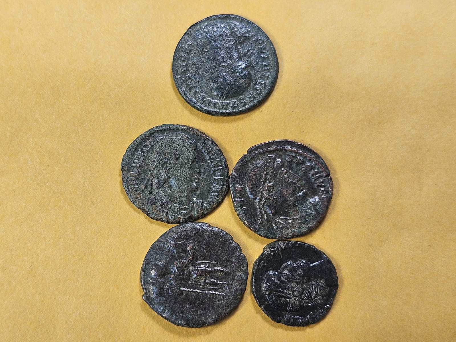 ANCIENTS! Five Roman Coins - 4