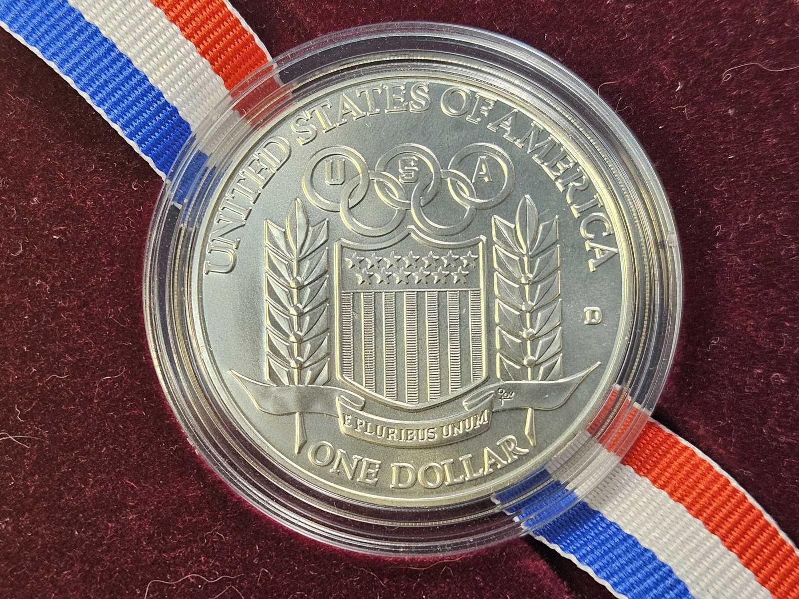 US Mint 1992 Commemorative Silver Dollar - 3