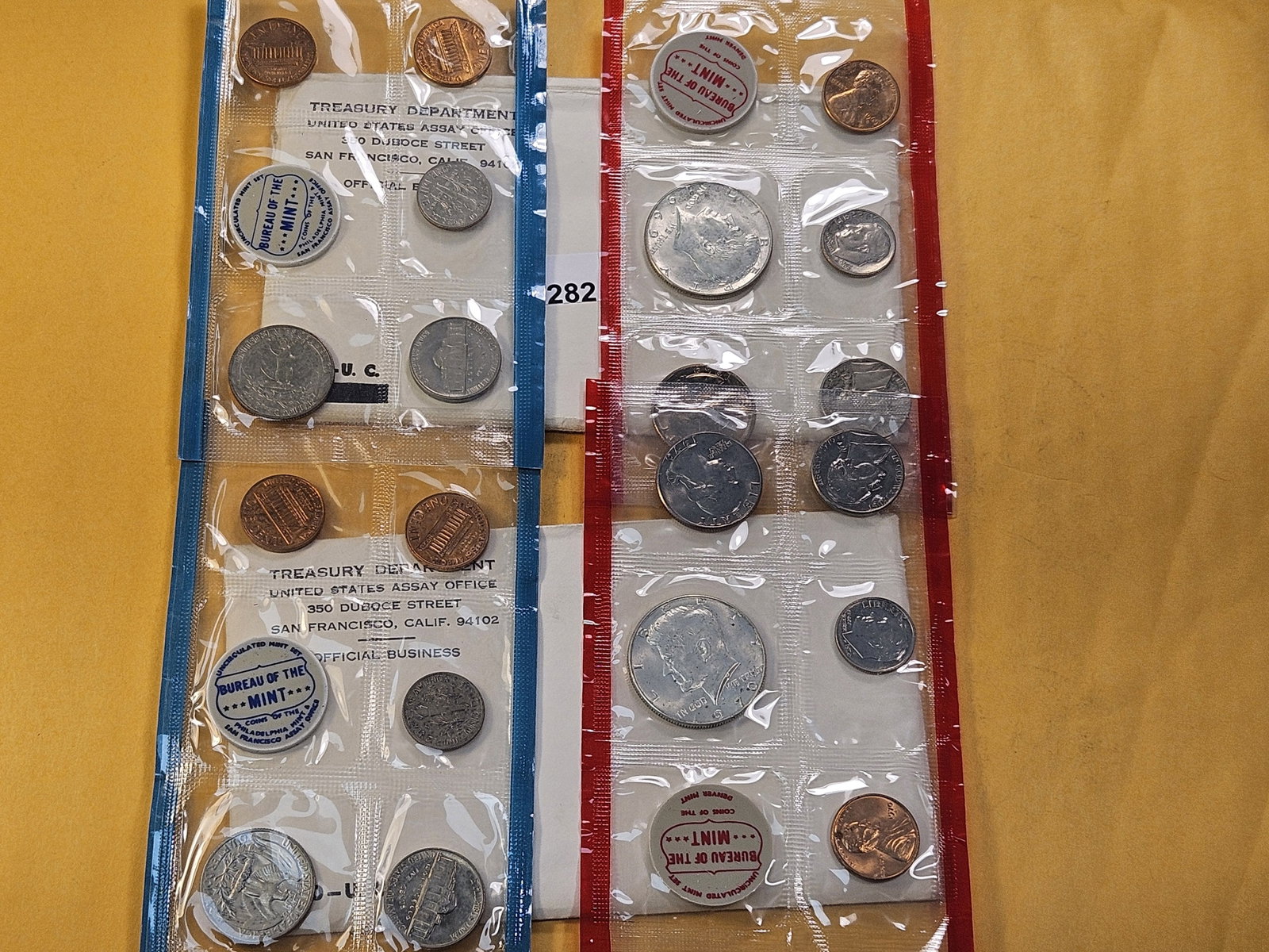 Two US Mint Silver Uncirculated Coin Sets - 2