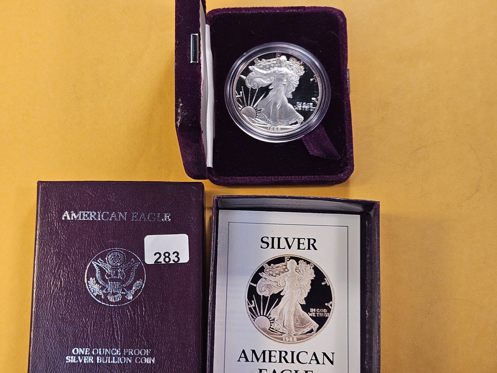 US Mint GEM Proof 1988-S American Silver Eagle - 2