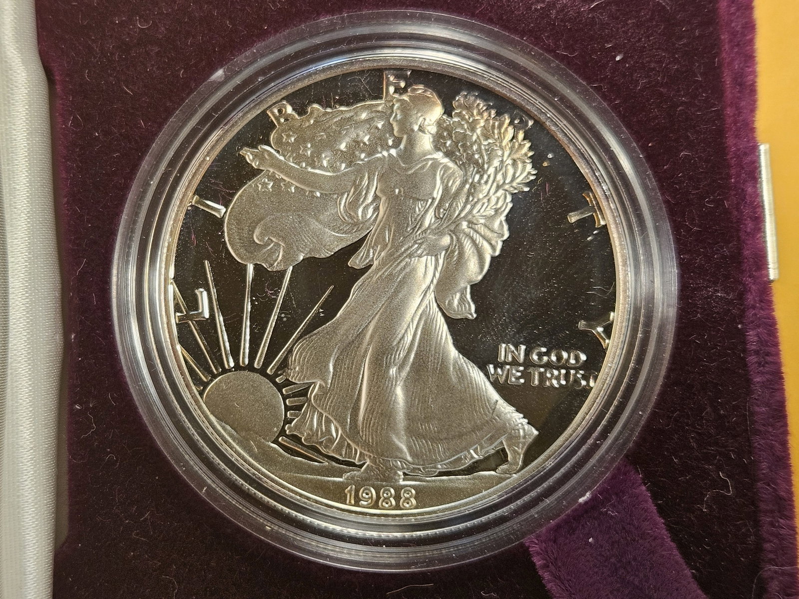 US Mint GEM Proof 1988-S American Silver Eagle - 3