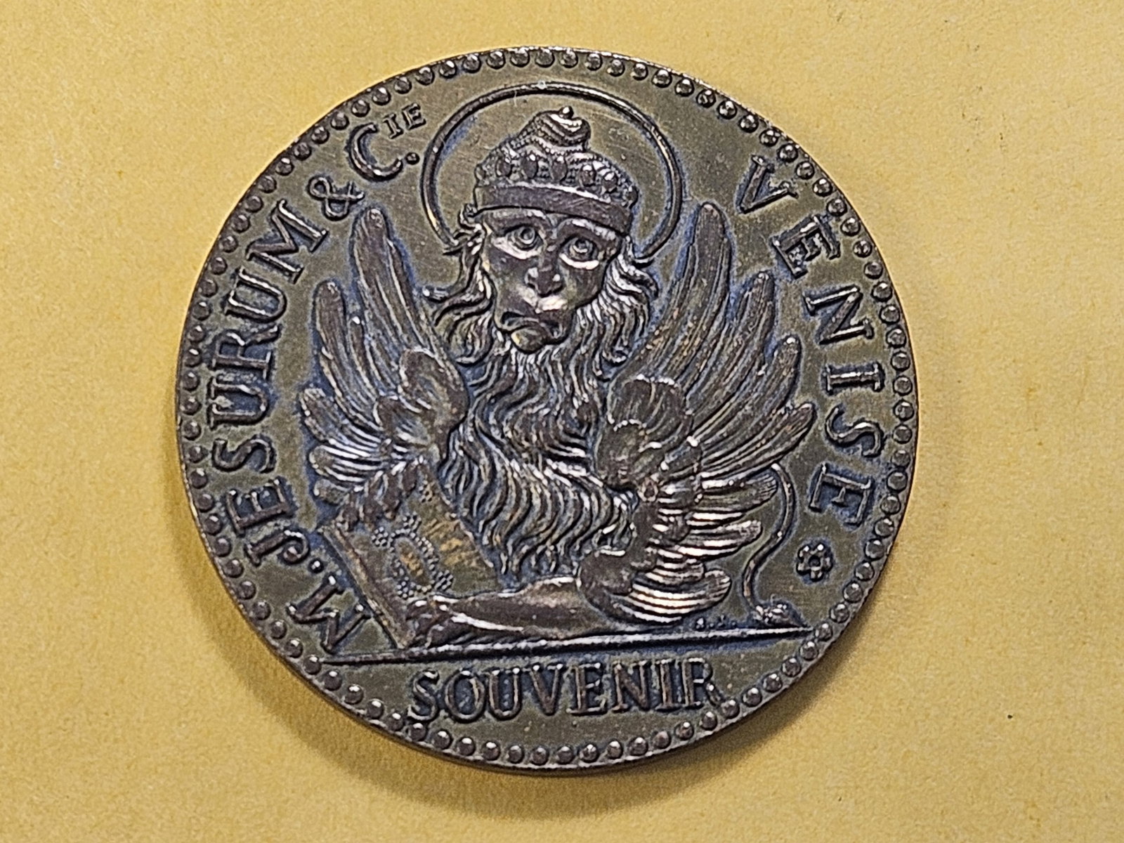 1889 Paris Exposition Souvenir Token: M. Jesurum and Cie. Venise