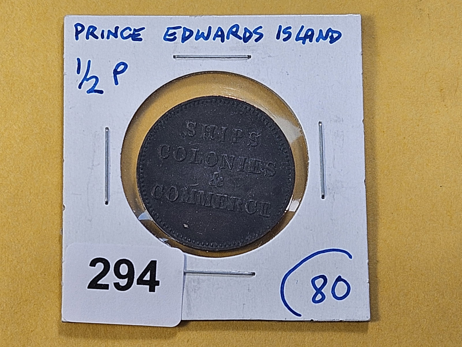 Prince Edwards Island Half Penny Token - 2