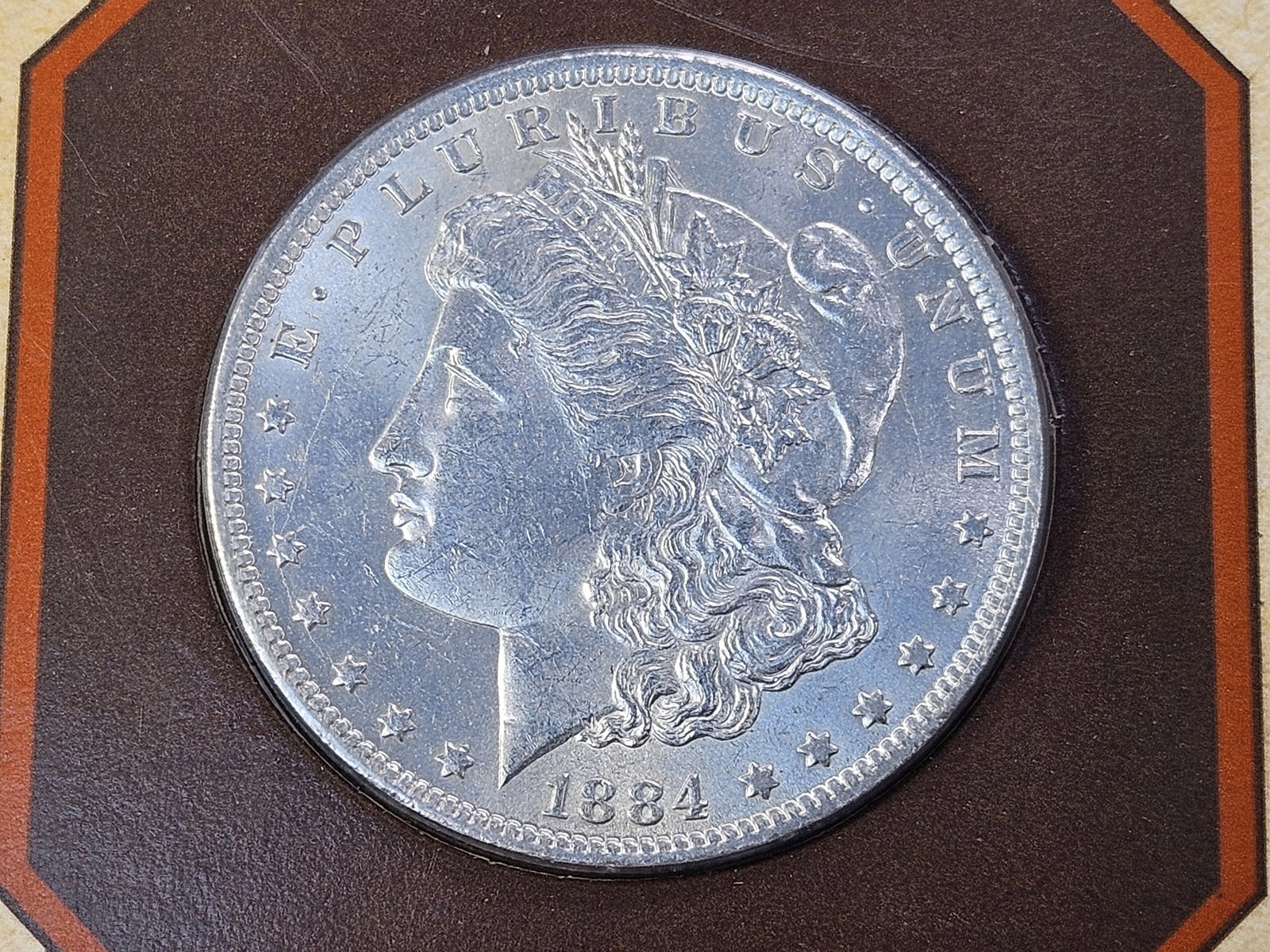 About Uncirculated 1884-O Morgan Silver Dollar - 2