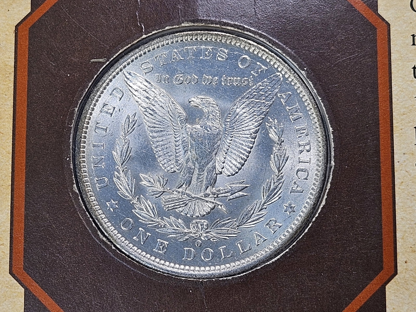 About Uncirculated 1884-O Morgan Silver Dollar - 4