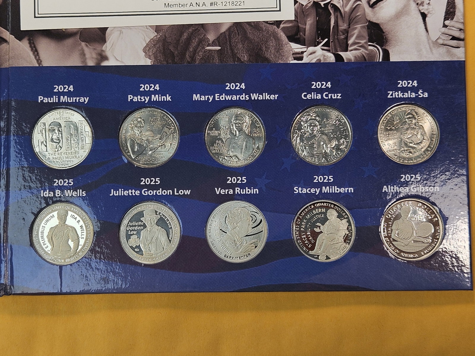 Two Filled US Quarter Albums - 6
