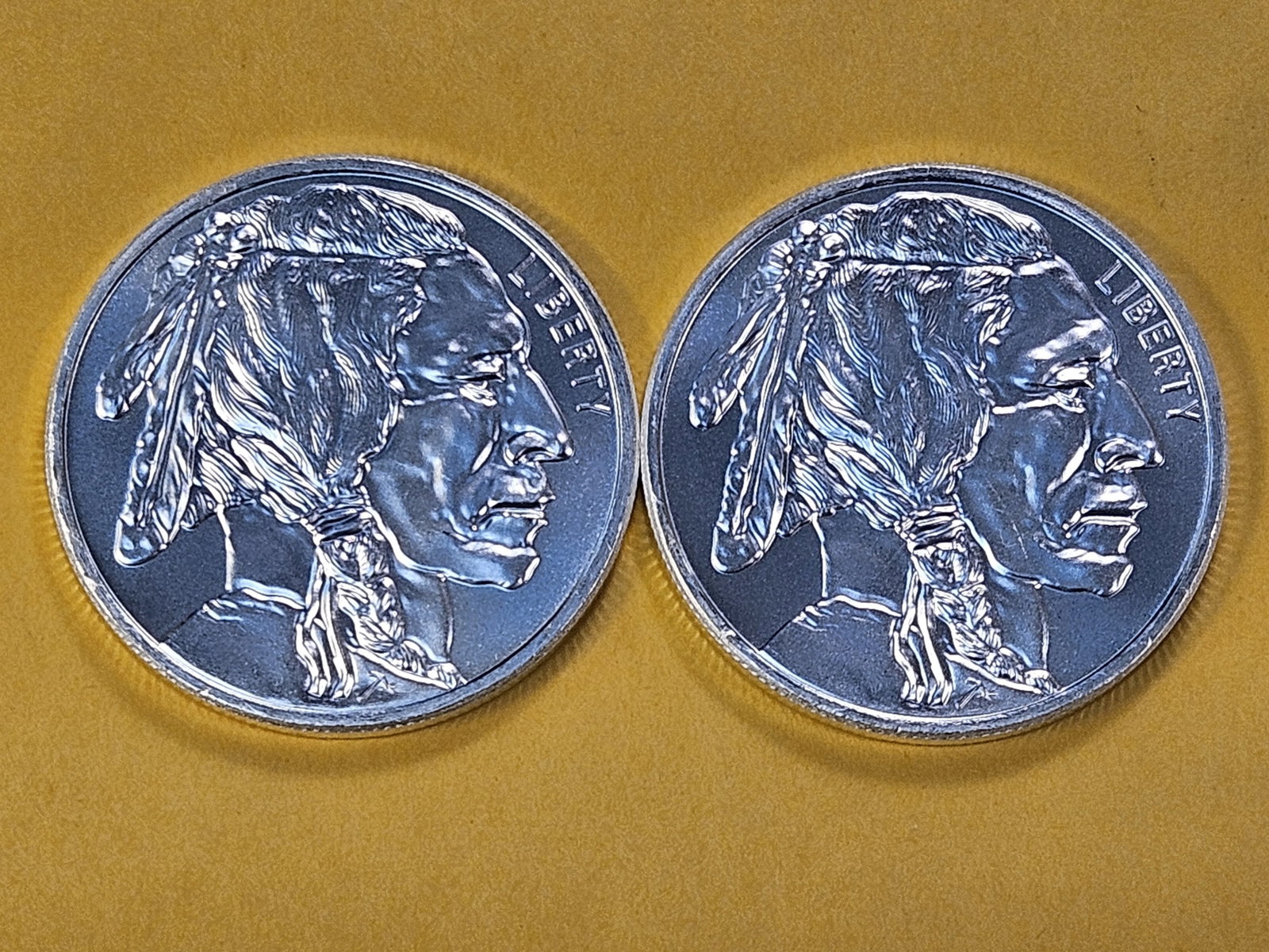 Two 1-Troy Ounce .999 Fine Silver Rounds - 2