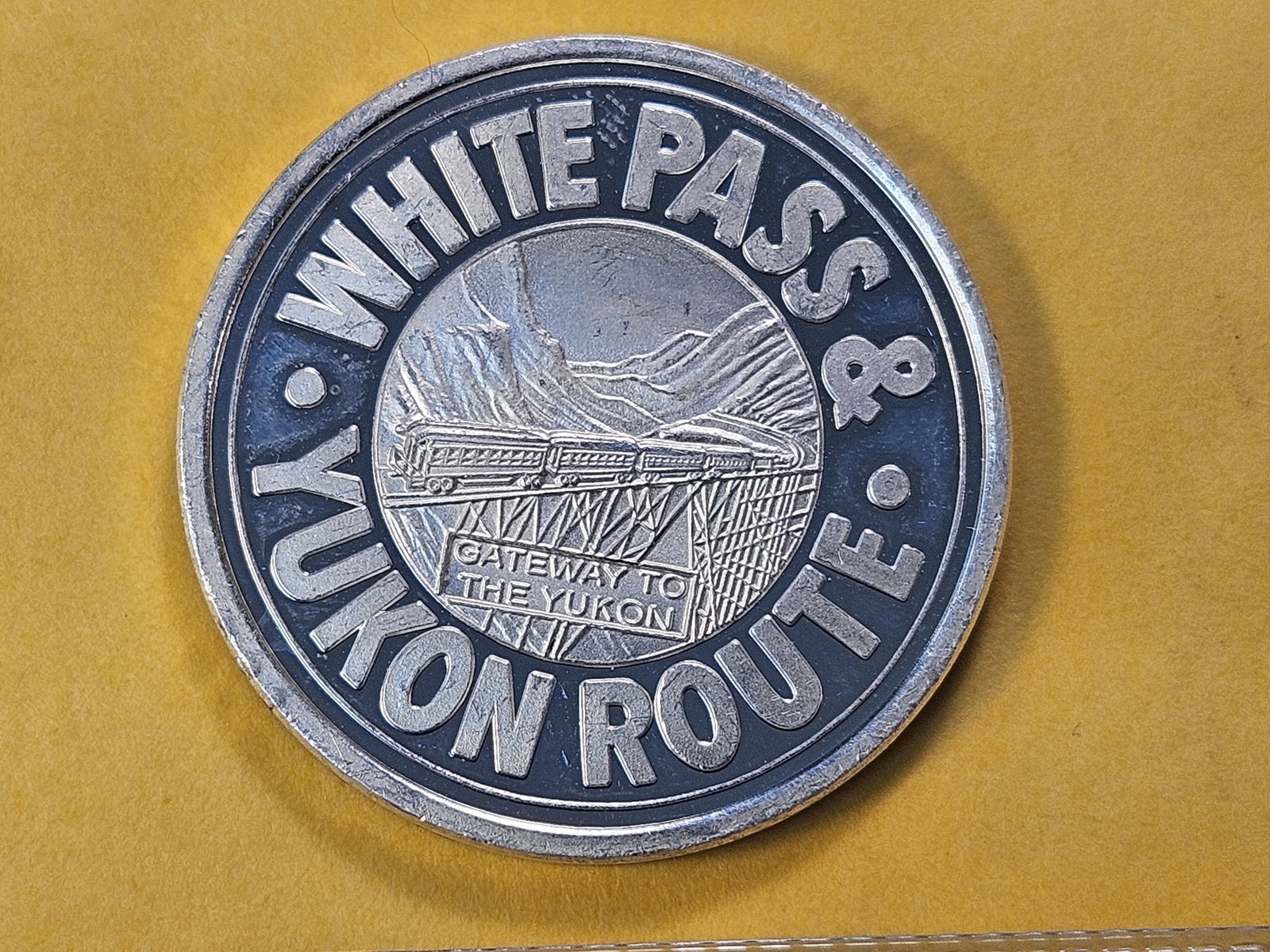 One Troy Ounce .999 Fine Silver Art Round: Scenic Railway of the World