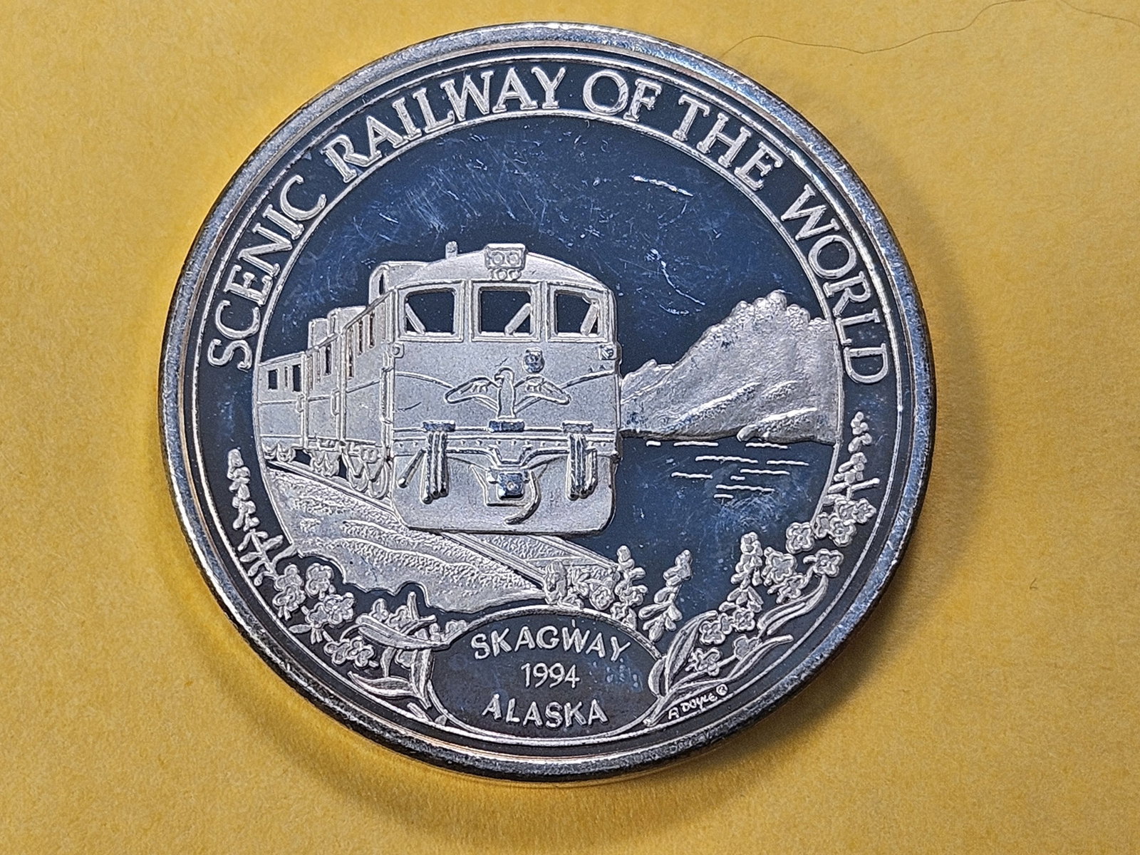 One Troy Ounce .999 Fine Silver Art Round - 4